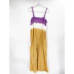 SEA New York Honey Purple Zelda Sleeveless Square Neck Wide Leg Dip Dye Jumpsuit Size 10 Photo 4