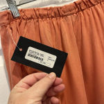 Bryn Walker  Tencel‎ Flood Pants Orange Copper Lagenlook Wide Leg Size Large NWT Photo 5