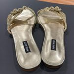 Nine West  Women's Luxury5 Sandal, Gold Size 9.5 Photo 5