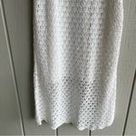 Lilly Pulitzer  Crochet Sleeveless Midi Dress with Shell Collar White Size L Photo 3