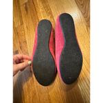 UGG  Alloway Leather Sheepskin Logo Pink Slip on Flats Shoes Women’s 8 Classic Photo 3