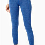 Addison Bay Womens Heather High Waisted Ludlow Pull-on Leggings Blue Small NWT Photo 0