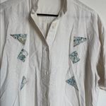 Vintage Women's Cream Embroidered Midi Skirt Size undefined Photo 2