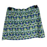 Lillie Grace Womens Skort Geometric Print Blue Athletic Golf Tennis Skirt M Size M Photo 7