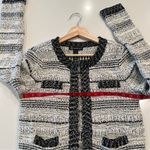 INC Knit Blazer Cardigan Size Medium Black Photo 4