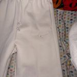 Nike  Women’s Sweatpants Cream Open Bottom Photo 2