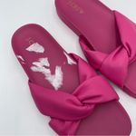 J.Crew  Factory Womens Flackback Pink‎ Cross Strap Pool Slide Sandals Size 9 READ Photo 1