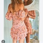 Love Shack Fancy NWT  Kimbra 100% Silk Floral Mini Dress Photo 3