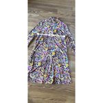 LA DOUBLEJ A line Suitcase Dress Tripping Nero in Fluid Jersey size XS Orange Photo 3