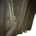 Set Late Edition Vintage Sleeveless Fit Flare Sparkle Dress and Shawl Womens 8 Black Photo 15