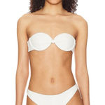 Tularosa  Avery Bikini Bottoms in Creme XSmall Womens Swimsuit Photo 0