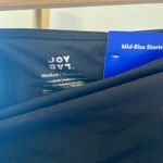Joy Lab Black Mid Rise Foldover Waist Athletic Shorts Medium Photo 2