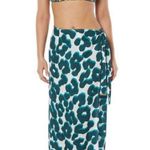 Vince Camuto  Womens  Wrap Maxi Skirt, Green M/L Photo 0