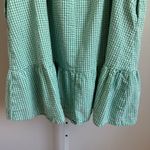 Draper James  RSVP Gingham Dress Puff Sleeve Wrap Green‎ XXL Photo 8