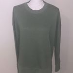 Time & Tru Olive Green Women's S Pullover Sweatshirt Photo 0