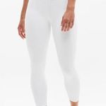 Athleta  Leggings Interval Stash 7/8 Size M White Photo 5