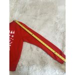 Barbie Christmas Sweatshirt – Red pullover with pink Barbie Logo Size L Size L Photo 6