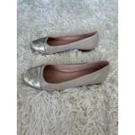 Taryn Rose Taryn‎ Rose Ballet Flats Rose Gold Cap Toe Leather Beige Women's Shoes 7 Photo 3
