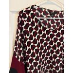 Alfani  Geometric Print Blouse Asymmetric Hem Long Sleeve Top‎ Size 16 Photo 1