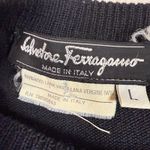Salvatore Ferragamo  Wool‎ Sweater Womens Size L Long Sleeve Knit Top Photo 2