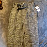 Vylette Size 3 NWT Juniors' ™ Plaid Paperbag-Waist Pants Photo 3