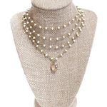 Beaded by Meg Quadruple Layered Howlite Necklace Photo 0