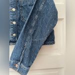 ZARA NWT  Limited Edition & Rare TRF Cropped Denim Jacket Women’s Size Large Photo 6