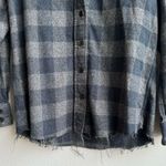 IRO  Jeans Gray Plaid Donella Raw Hem Grunge Emo Goth 100% Cotton Size small Photo 2