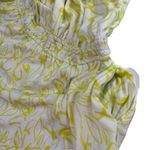 Torrid  White Neon Green Washable Gauze Long Sleeve Skater Dress Size 3X‎ Photo 5