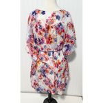 Johnny Was  Summer Days Eyelet Floral Dress Braided‎ Belt Silk Oversized XS Photo 7