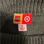 Lego Target Collab Crewneck Pullover Sweater Adult Size Large Green Textured Photo 2