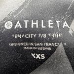 Athleta Tenacity 7/8 Tight Leggings PowerLift Brush Strokes High Rise Mesh XXS Photo 2