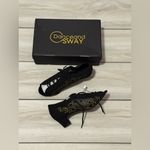Danceandsway Suede 4.8cm Heel Ballroom Dance Shoes Shoes Black Size 8.5 NWT Photo 5