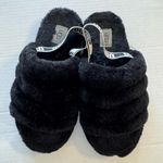 UGG  Black Fluff Yeah Slide Sling Back Slipper Women’s 5 Casual Comfort Photo 2