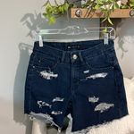 Lee  Easy Fit Jean Shorts Distressed Denim Cutoffs Womens 6P Photo 1