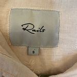 Rails  Charli Pink Pineapple Linen Blend Button Down Resort Coastal Shirt S Photo 4