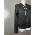 Ambiance Hoodie Sweatshirt Womens Small Gray Knit V Neck Lightweight Pullover Photo 1