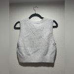 Grey Sunday Best Sweater Vest, Cropped, Women’s Size Small. Gray Photo 1