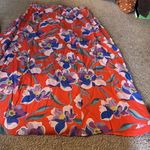 Long tall sally red floral skirt 6 Purple Photo 2