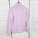 Loft Confetti Speckled Turtleneck Multi Knit Sweater Lilac Purple Small Photo 8