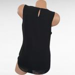 Violet + Claire Black Sleeveless Embellished Neckline Blouse Size Medium Photo 4