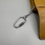 Coach VTG  Leatherware Wallet Cardholder Tan Zip Trifold Carabiner  Y2K Photo 13