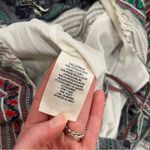 Alice + Olivia  Nance Embroidered Romper Tassel Striped Cotton Size 8 Photo 3