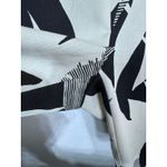 Worthington  Modern Fit‎ Black White Tropical Floral Print Wide Leg Pants Size PS Photo 2