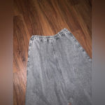 Grade & Gather  denim wide leg dark gray wide leg jeans high waist M casual fall Photo 9