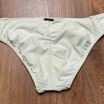 Laundry by Shelli Segal Laundry Shelli Segal Off White Cream Bandeau Bikini Swim Suit 2PC Size Medium Photo 4