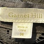 Garnet Hill  Black Sheer Tie Neck Size 6 Swim Coverup. Photo 4