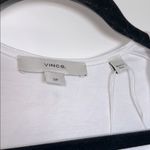 Vince NWOT  Tie Waist Square Neck Midi Dress - White Photo 4