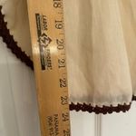 Vtg Boho Hippie Chic Women’s M Crocheted Festival Folk Blouse Top Sheer Retro Size M Photo 6