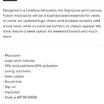 Michael Kors  Sz 10 Fulton Studded slip on MOC Flat ballet MK Loafers Gold logo Photo 8